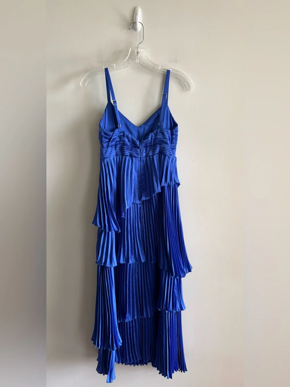 Abercrombie & Fitch Giselle Pleated Tiered Maxi Dress